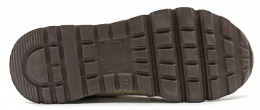 Кроссовки ортопедические женские Ортомода 92250-Х-003 бежевые кожаные фото 6