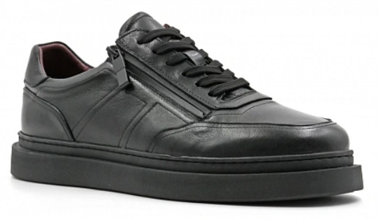 Полуботинки ортопедические мужские кожаные Ортомода KD13-328-07A черные фото 1