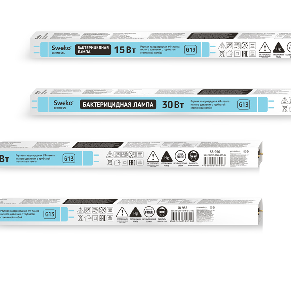 Лампа бактерицидная SSL-T8 30W фото 2