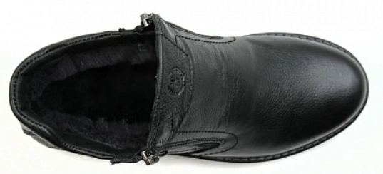 Ботинки мужские ортопедические.зимние (мех нат.) Ортомода цв. черный 92522-Х-201 фото 2