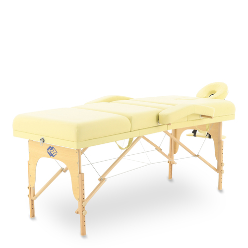 Массажный стол складной MED-MOS JF-Tapered 4-х секционный, деревянная рама фото 5