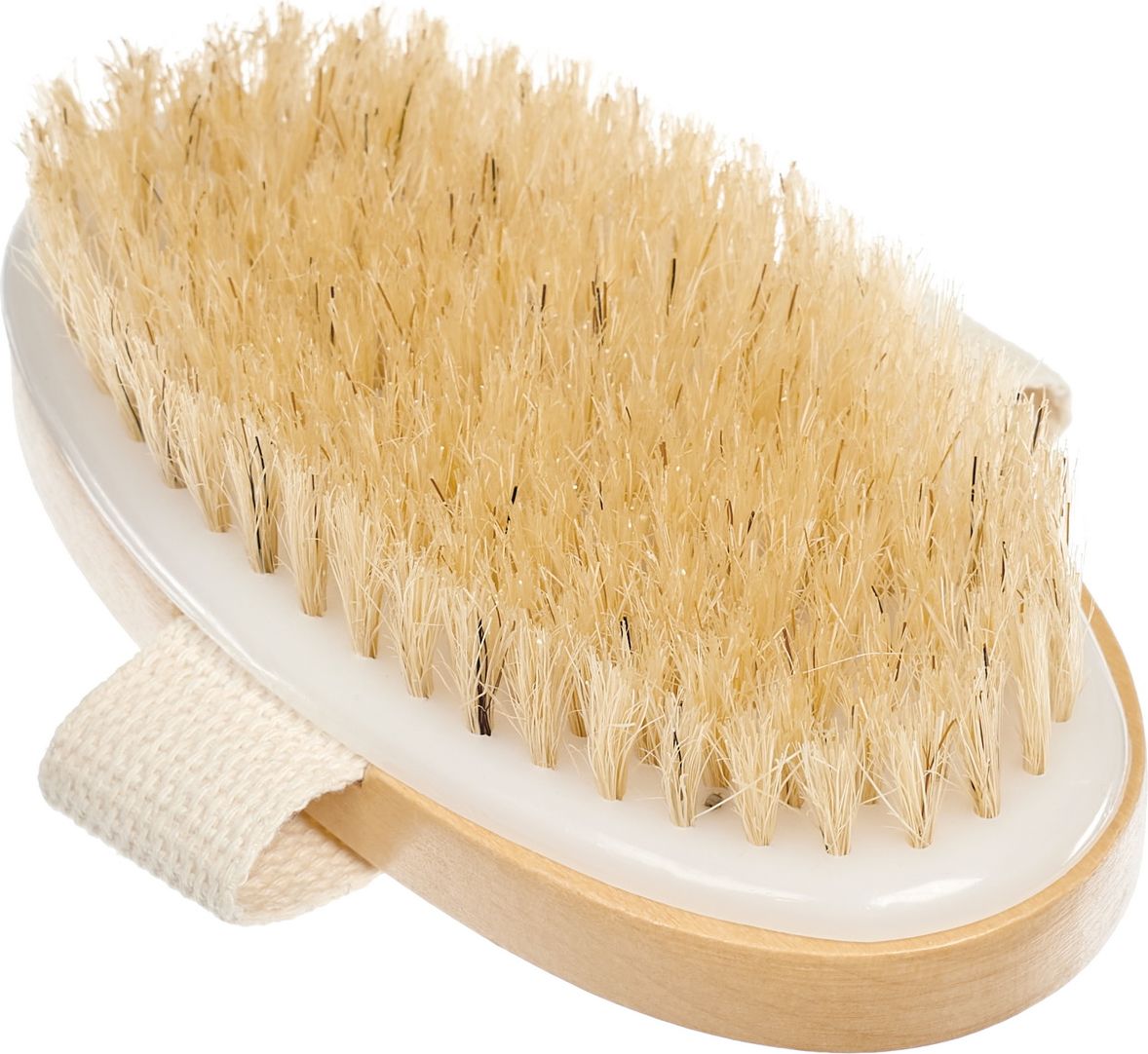 Щётка для сухого массажа из чайного дерева и щетиной кабана KZ 0952 фото 1