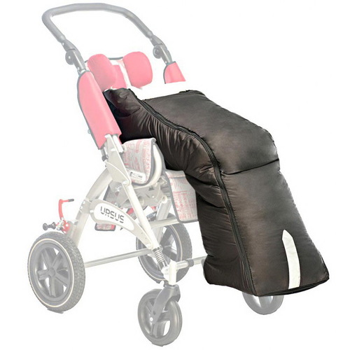 Зимний чехол с варежками-муфтой к коляске Улисес ULE-417 фото 1