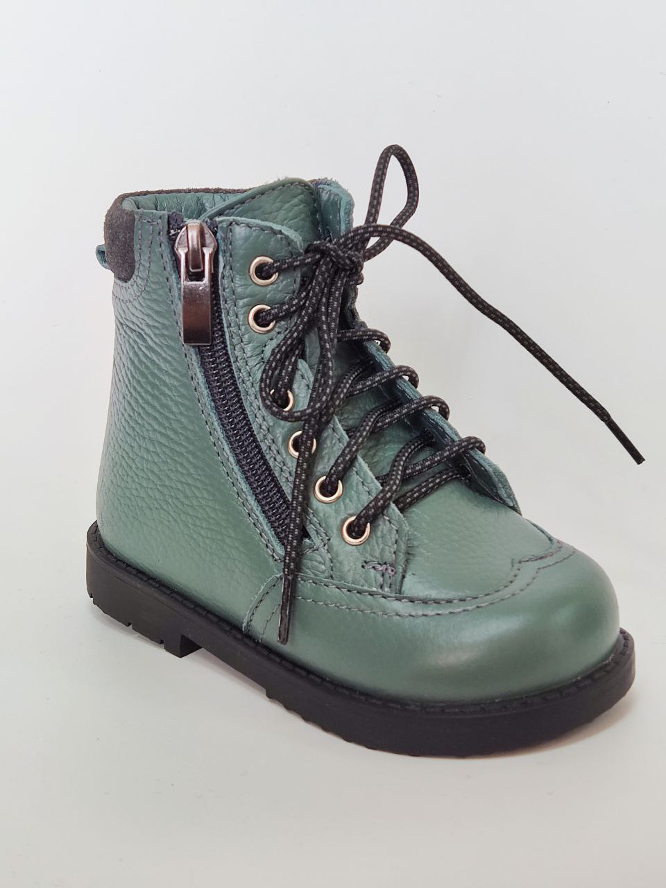 Ботинки осенние цв. зеленый 2152-ХМ-109 фото 1