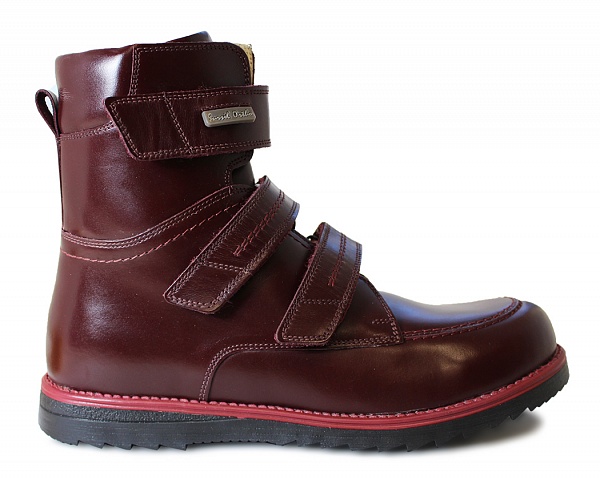 Ботинки осенние бордовые 160208 фото 5