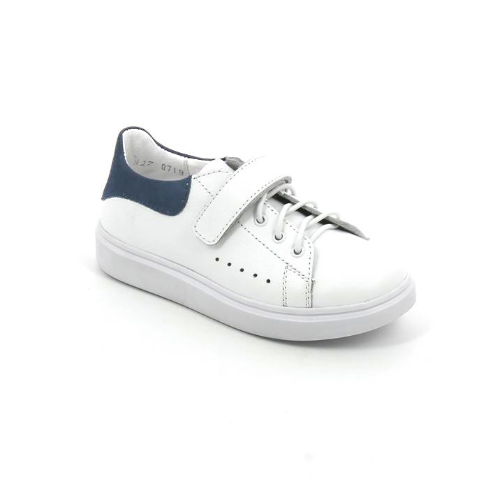 Полуботинки школьные для мальчика 11233-КП-99,1 (белый/черный) фото 1