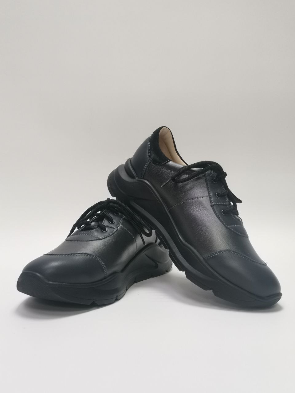 Кроссовки женские ортопедические малосложные DTD-400-12 цв.антрацит фото 5