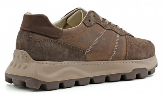 Кроссовки мужские (обувь ортопедическая сложная) цв.коричневый 97309-Х-002 фото 4