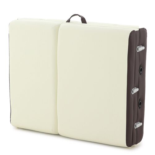 Массажный стол складной MED-MOS JF-AY01 3-х секционный, деревянная рама (двухцветный, размер 185*70) фото 7