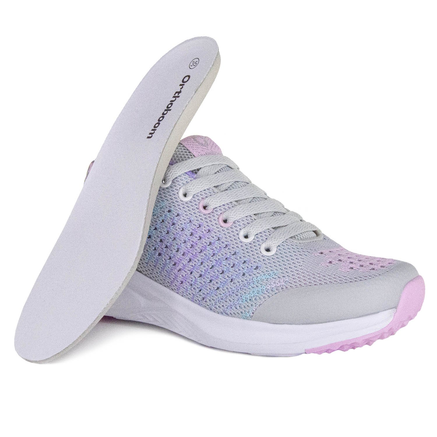 Ортопедическая обувь Orthoboom кроссовки 35037-01 серый мульти фото 6